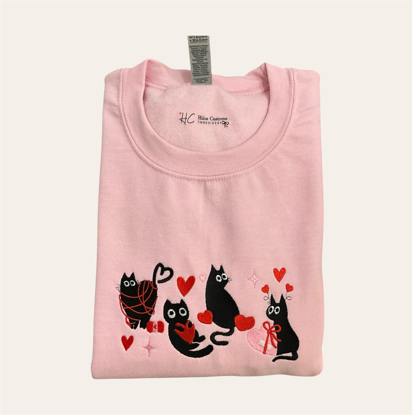 Valentines black cats